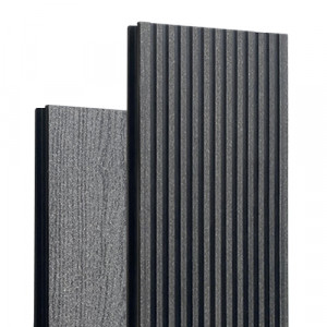 Террасная доска дпк Latitudo Евро Антрацит