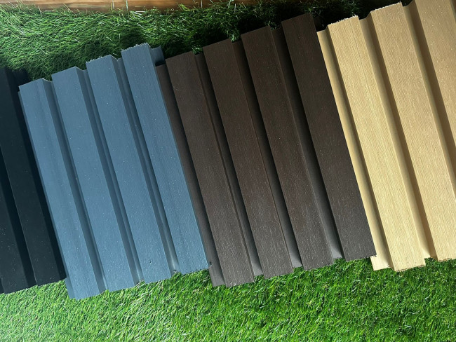 Стеновые реечные панели из ДПК CM Wall Орех